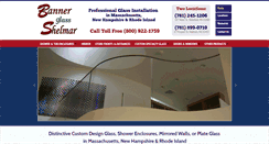 Desktop Screenshot of bannerglassshelmar.com
